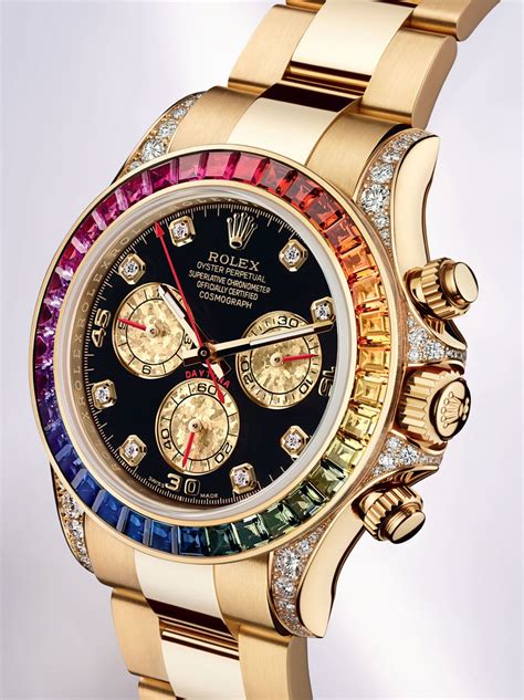 rolex daytona cosmograph rainbow bezel|rolex daytona rainbow for sale.